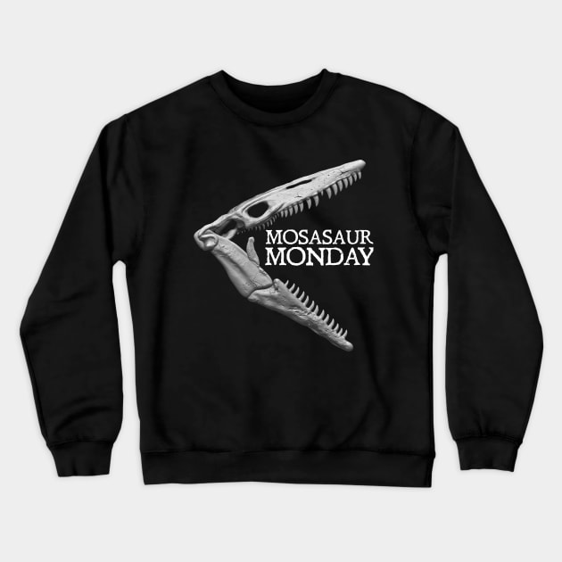 Mosasaur Monday Crewneck Sweatshirt by RDNTees